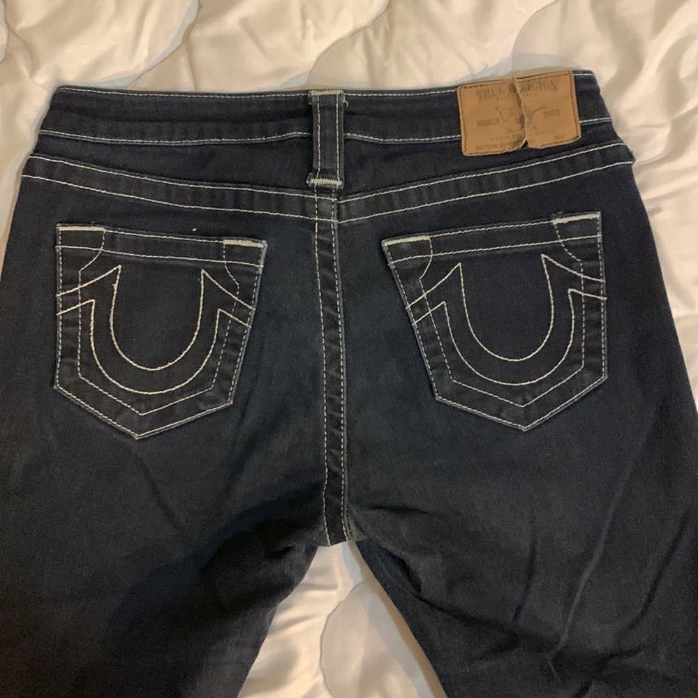 True Religion Super Skinny Size 27 Black